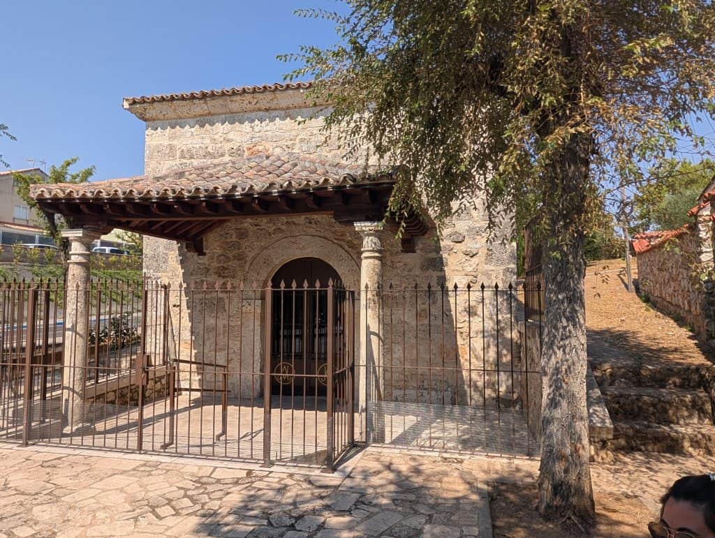 View of the Ermita de la Virgen de la Soledad in Los Santos de la Humosa
